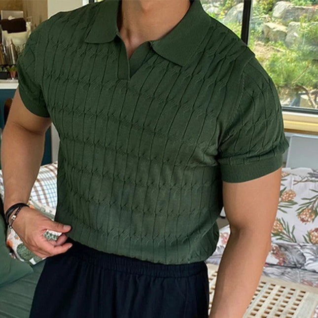 Classic Men's Polo Shirt | Short-Sleeved | Versatile Wardrobe Essential | Comfortable Classic Fit | Ideal for Casual or Semi-Formal Events | Pair with Chinos or Blazer