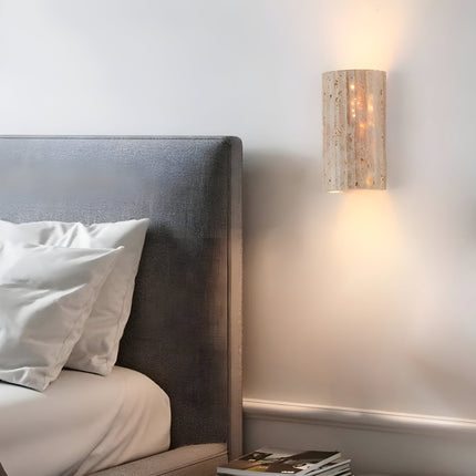 StoneGlow Indoor Wall Lighting | Natural Stone LED Lamp | Artistic Ambiance Enhancement | Energy-Efficient Warm White Light | Elegant Home Interior Décor