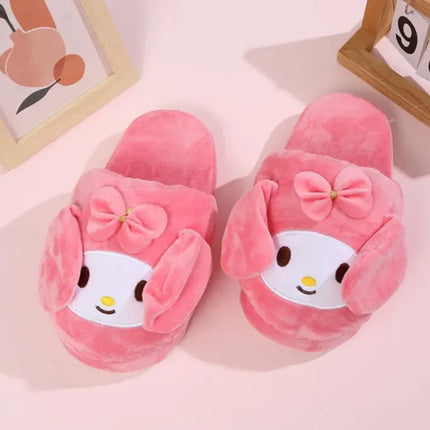 Kawaii Bunny Slippers | Moveable Ear Design | Memory Foam Comfort | Non-Slip Sole | Cozy Loungewear
