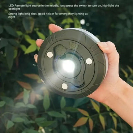 All-in-One Camping String Light | USB Rechargeable | 5 Modes + Emergency Lights | Durable ABS | IP44 Waterproof | 10M Copper Wire | Portable Flashlight | Magnetic Base with Hooks | Multipurpose Outdoor Use