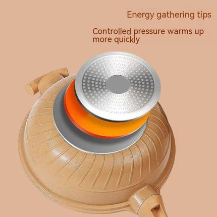 Iron Wok Cooking Pro | Non-Stick Iron | Micropressure Technology | Multipurpose Steamer Basket | Quick Healthy Cooking | Easy Clean | Gas & Induction Compatible | Dishwasher Safe