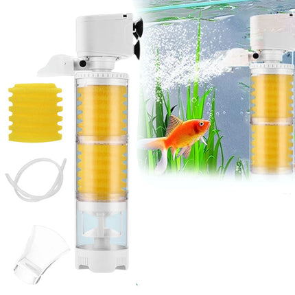 Aquarium Water Cleaning System | Fish Tank Debris Remover | Oxygen Booster | Versatile Siphon Function | 800L/H to 1800L/H Power Options | Enhance Aquatic Habitats | Easy Installation