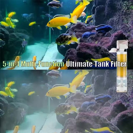 Aquarium Water Cleaning System | Fish Tank Debris Remover | Oxygen Booster | Versatile Siphon Function | 800L/H to 1800L/H Power Options | Enhance Aquatic Habitats | Easy Installation