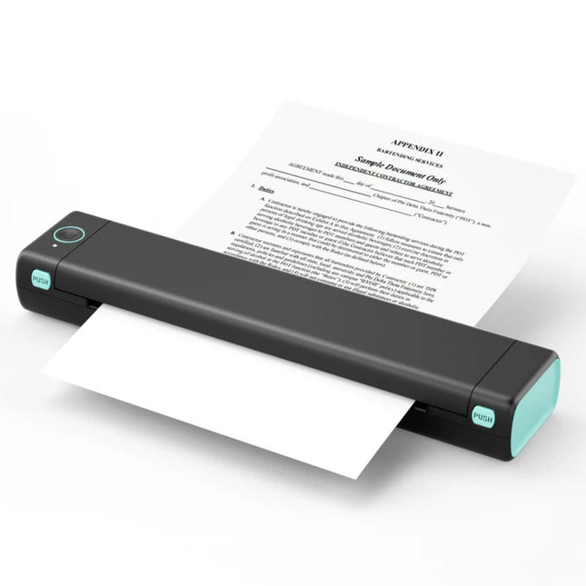 Compact Wireless Thermal Printer | Ink-Free | Bluetooth Connectivity | Portable Travel Design | Quick and Seamless High-Quality Printing from Phone or Laptop | Perfect for Documents, Photos, Labels