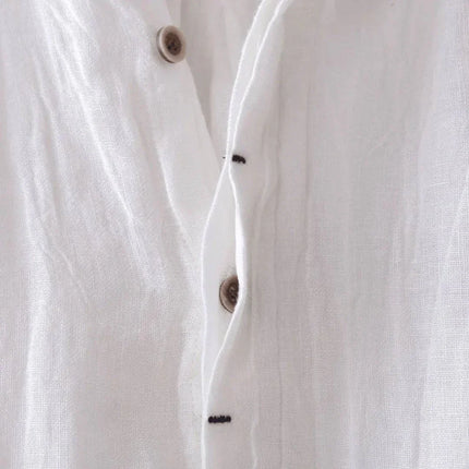 Men's Short Sleeve Linen Shirt | Breathable Fabric | Modern Tailored Fit | Casual Comfort | Eco-Friendly | Armoire Melbourne