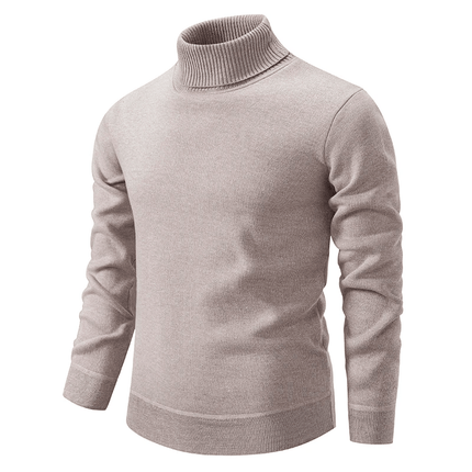 Armoire Melbourne Men's Classic Virgin Wool Turtleneck Sweater | Soft & Warm | Versatile Style | Easy Care | Timeless Design for Casual & Formal Wear | Winter Essential