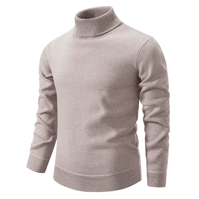 Armoire Melbourne Men's Classic Virgin Wool Turtleneck Sweater | Soft & Warm | Versatile Style | Easy Care | Timeless Design for Casual & Formal Wear | Winter Essential