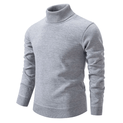 Armoire Melbourne Men's Classic Virgin Wool Turtleneck Sweater | Soft & Warm | Versatile Style | Easy Care | Timeless Design for Casual & Formal Wear | Winter Essential