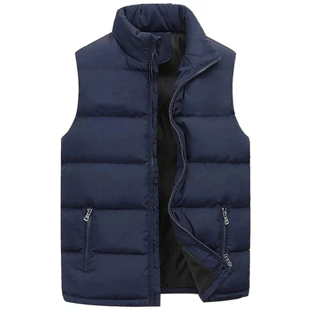 Men's Lightweight Insulated Vest | Modern Sleek Design | Full-Zip Front | Zippered Pockets | Durable Material | Perfect for Layering | Stylish and Warm | Ideal for Transitional Weather