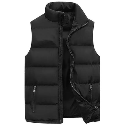 Men's Lightweight Insulated Vest | Modern Sleek Design | Full-Zip Front | Zippered Pockets | Durable Material | Perfect for Layering | Stylish and Warm | Ideal for Transitional Weather