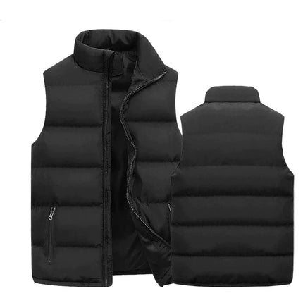 Men's Lightweight Insulated Vest | Modern Sleek Design | Full-Zip Front | Zippered Pockets | Durable Material | Perfect for Layering | Stylish and Warm | Ideal for Transitional Weather