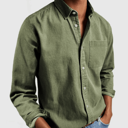 Armoire Melbourne Men's Slim Fit Shirt | Breathable Cotton | Versatile for Casual & Formal Occasions | Durable & Easy Care