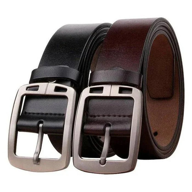 Armoire Melbourne | Men's Classic Style Belt | Genuine Cowhide Leather | Adjustable Fit | Vintage-Inspired | Versatile Wardrobe Accessory | Casual or Formal Wear