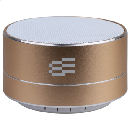 Metal Pulse Bluetooth Speaker | Portable 3W Sound System | Built-in Mic | TF Card & U Disk Support | Rechargeable Battery | 6 Hour Playtime | Micro USB Charging | Compatible with Smartphones | Metal Design