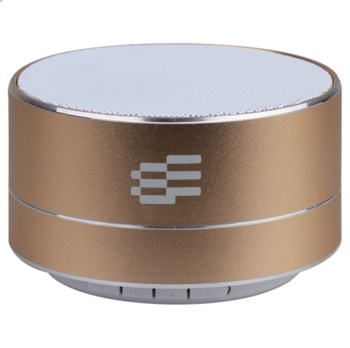Metal Pulse Bluetooth Speaker | Portable 3W Sound System | Built-in Mic | TF Card & U Disk Support | Rechargeable Battery | 6 Hour Playtime | Micro USB Charging | Compatible with Smartphones | Metal Design