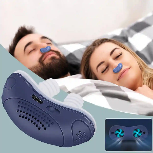 Micro CPAP | Travel-Friendly Sleep Solution | Anti-Snoring Device | Medical-Grade Silicone | Compact & Portable | Comfortable Nasal Fit | Whisper-Quiet Operation