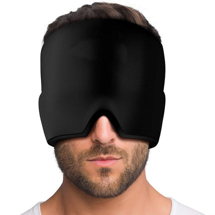 Hot & Cold Therapy Headband | Migraine Relief | Lightweight Gel Design | Safe Drug-Free Solution | Snug Fit | Soothes Pain at Home Work Travel | Versatile Heating & Cooling | Medical-Grade Gel Comfort