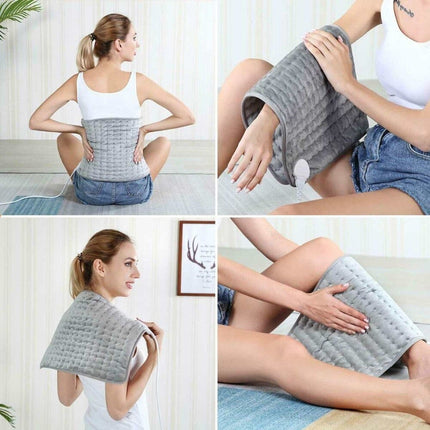 Premium Weighted Heating Pad | Full Body Comfort | 6-Level Temperature Control | Soft Microfiber | Large 23x11 Inch Size | Fast Heating Technology | Ideal for Neck, Back, Abdomen, Legs | Muscle Pain Relief