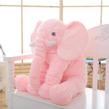 Jumbo Plush Elephant | Soft Giant Stuffed Animal | Baby Comfort Toy | Cuddly Bedding Buddy | Hypoallergenic & Washable | 60cm
