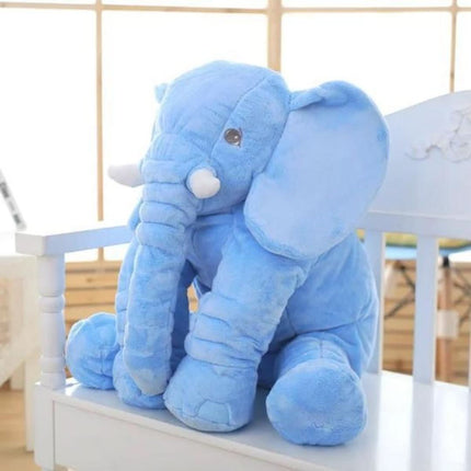 Jumbo Plush Elephant | Soft Giant Stuffed Animal | Baby Comfort Toy | Cuddly Bedding Buddy | Hypoallergenic & Washable | 60cm
