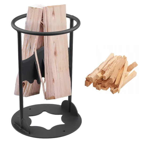 Cast Iron Kindling Splitter | Safe Wood Splitting Frame | No Sharp Blades | Efficient Firewood Tool | Indoor Outdoor Use | 30cm Height | 4.5kg | Fireplace, Firepit, Stove Use
