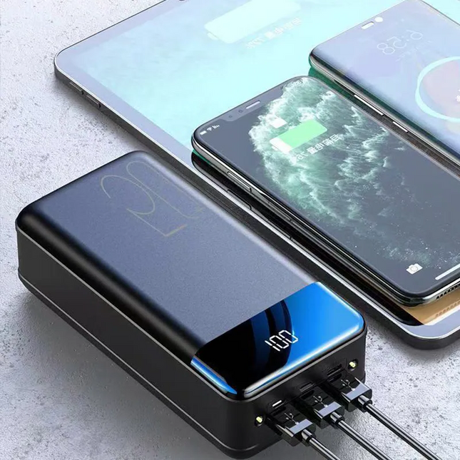 100,000mAh High Capacity Portable Charger | Fast Charging for Smartphones, Tablets & Laptops | Universal Compatibility | Ideal for Travel & Outdoor Adventures