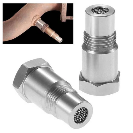 Oxygen Sensor Adapter | M18x1.5 Thread | Engine Warning Light Solution | Enhanced Exhaust Performance | Universal Fit | Easy Installation | Stainless Steel | Heat & Corrosion Resistant | Fits Most Vehicles