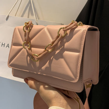 Savannah Quilted Crossbody Bag | Chain Strap | Flap Closure | Multiple Ways to Wear | 4 Colors Available