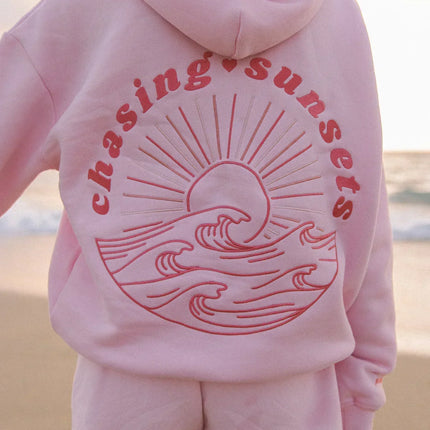 Van Hallen Ladies' Casual Summer Hoodie | Printed Back | Light Cotton | Pink, Blue, Cream Options | Sizes S-4XL | Ultimate Comfort