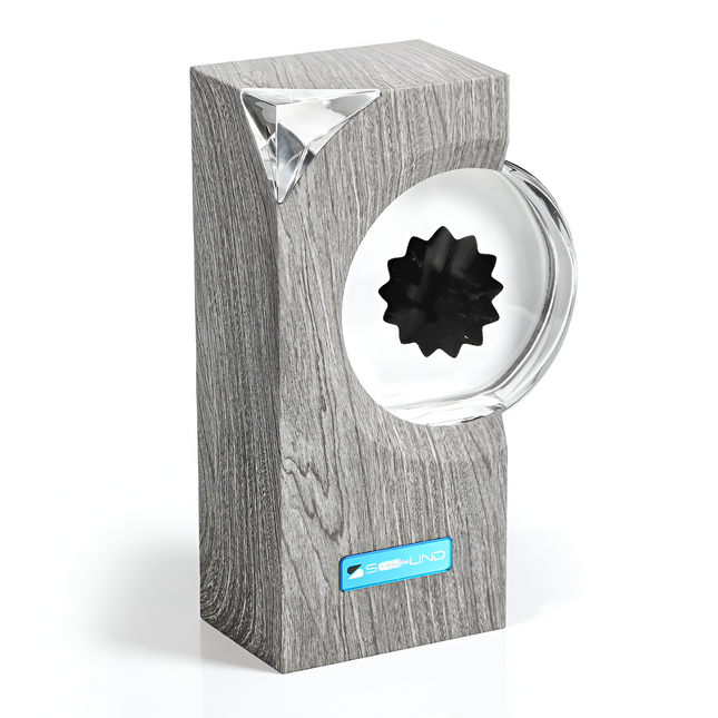 Ferrofluid Audio-Responsive Visual Display | Dynamic Magnetic Liquid Art | LED-Enhanced Sound Interaction | Home & Party Decoration | Sleek Glass Design | Easy Plug & Play Setup