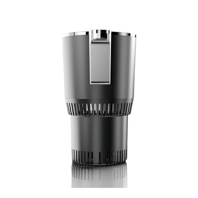 2-in-1 Smart Car Cup Holder | Portable Beverage Warmer Cooler | Digital Display | Vehicle Accessory | DC 12V Power Supply | ABS & Eco-Friendly Aluminum | Fits Standard Size | Perfect for Road Trips & Commutes
