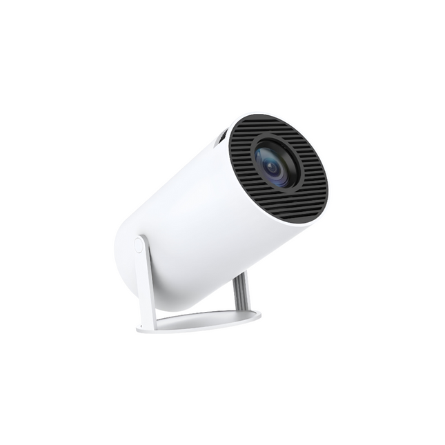 Mini HD Projector | WiFi6 & Bluetooth 5.0 | 720p Resolution | 4K Video Decoding | Built-in Streaming Apps | 130" Display | Auto-Focus & Keystone | HDMI, USB, MicroSD | Portable Design | Long-lasting Bulb