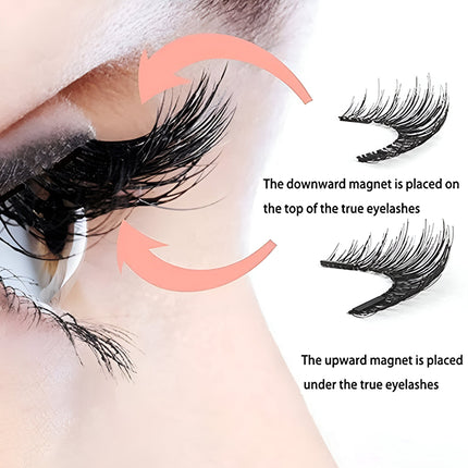 Magnetic Eyelash Set | Effortless Application | Glue-Free | Hypoallergenic | Lightweight and Comfortable | Suitable for Sensitive Eyes | Quick Volume and Length | Secure All-Day Wear | Gentle Eye Makeup Solution