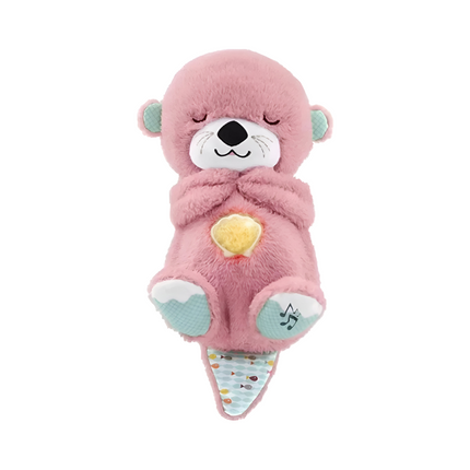Snuggle Breathing Otter Bear | 30cm Plush Toy with Soothing Music & Motion | Ideal Sleep Aid & Cuddle Companion | High-Quality Materials | Baby Gift with Soft Texture & Gentle Features