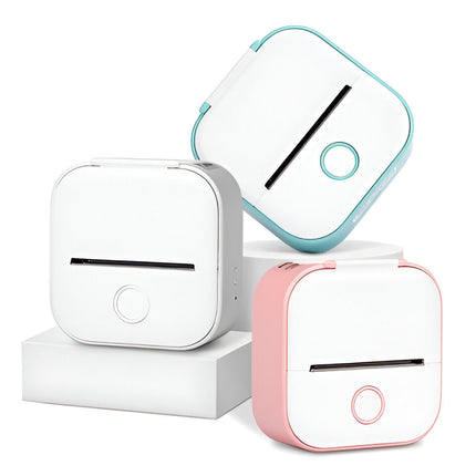 Portable Mini Bluetooth Printer | Print Photos, Labels & Memos On-the-Go | Ink-Free Technology | Sticky Backing | Mobile Integration with iOS & Android | Compact & Rechargeable | Easy Printing from Smartphone