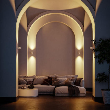 PONTOS Modern Wall Light | Durable LED Fixture | Energy Efficient | Ideal for Living Spaces | Easy Installation | Versatile Design