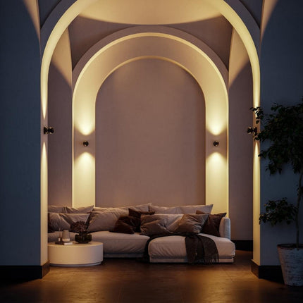 PONTOS Modern Wall Light | Durable LED Fixture | Energy Efficient | Ideal for Living Spaces | Easy Installation | Versatile Design