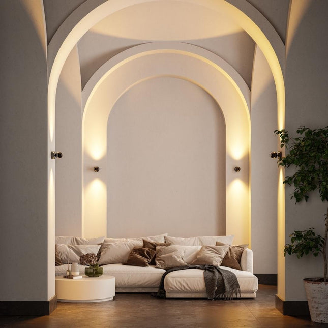 PONTOS Modern Wall Light | Durable LED Fixture | Energy Efficient | Ideal for Living Spaces | Easy Installation | Versatile Design
