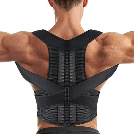 Adjustable Back Support Brace | Straightens Shoulders | Breathable Material | Relieves Back & Neck Pain | Discreet Under Clothing | Ideal for Daily Wear | Posture Alignment | Muscle Recovery | Multiple Sizes Available