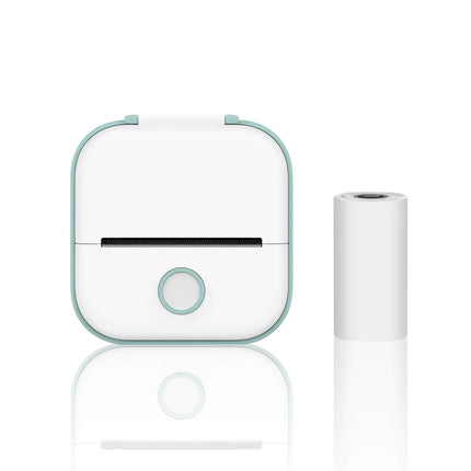Portable Mini Bluetooth Printer | Print Photos, Labels & Memos On-the-Go | Ink-Free Technology | Sticky Backing | Mobile Integration with iOS & Android | Compact & Rechargeable | Easy Printing from Smartphone
