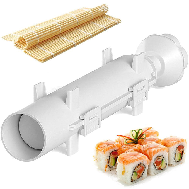 Sushi Roll Making Kit | Includes Bamboo Mat and Easy-Clean Sushi Tube | Perfectly Formed California Rolls Every Time