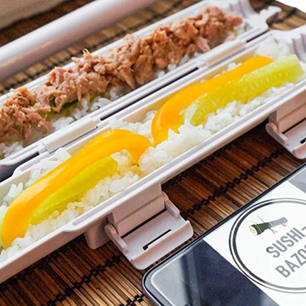 Sushi Roll Making Kit | Includes Bamboo Mat and Easy-Clean Sushi Tube | Perfectly Formed California Rolls Every Time