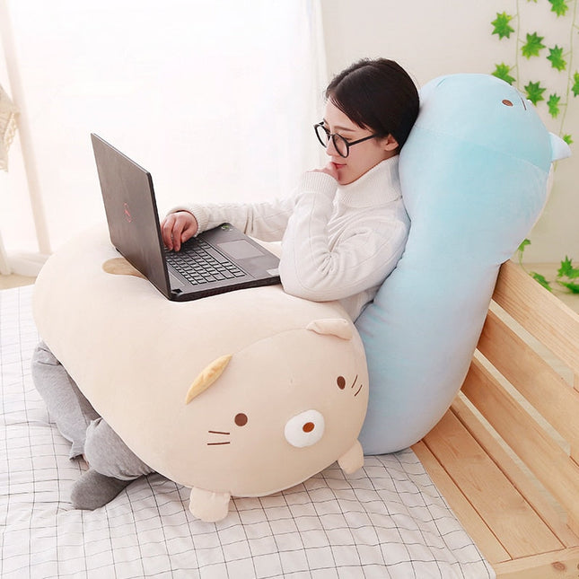 Ultra Soft Cartoon Plush Toy | Cute & Squishy Design | Stuffed Animal | Perfect Gift | Available in 25cm & 85cm | Filled with Soft Cotton | Decorative & Functional Use | Neck, Back or Foot Support