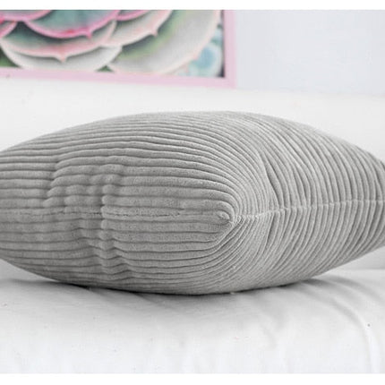 Corduroy Cushion Covers | Super-Soft Polyester Pillow Shams | Hidden Zipper Design | Warmth & Comfort | Sizes 45x45cm or 30x50cm | Cover Only