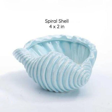 Ceramic Glazed Ocean-Inspired Planters | Coastal Vibe Decorative Pots | Ocean Blue & Teal Options | Various Sizes Available