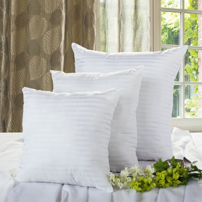 Fluffy Polyester Pillow Inserts | Square & Rectangle Shapes | Hidden Zipper for Easy Wash | Choose Size for Plump Look | 40x40cm Fits 35x35cm Covers | 50x50cm Fits 45x45cm Covers | 55x55cm Fits 50x50cm Covers