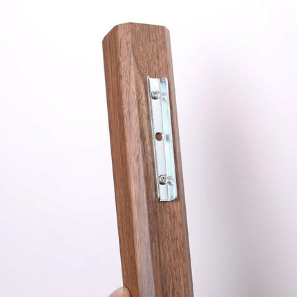 Handcrafted Wooden Spear Wall Vase | Rustic Decor | Includes Watertight Glass Vial | Available in Beech and Walnut | Includes Wall Mount Kit | H 41 cm x W 3.5 cm | Perfect for Flowers or Decorative Items