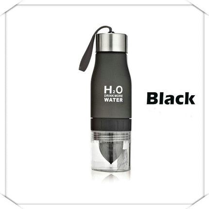 Portable Leak-Proof Frosted Plastic Water Infuser Bottle | 650ml Capacity | Easy Clean | Perfect for Fruit Infusions