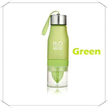 Portable Leak-Proof Frosted Plastic Water Infuser Bottle | 650ml Capacity | Easy Clean | Perfect for Fruit Infusions