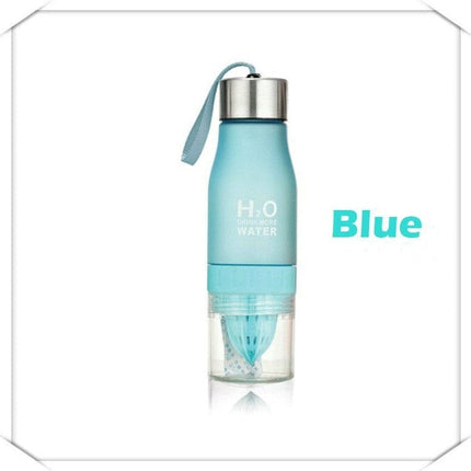 Portable Leak-Proof Frosted Plastic Water Infuser Bottle | 650ml Capacity | Easy Clean | Perfect for Fruit Infusions